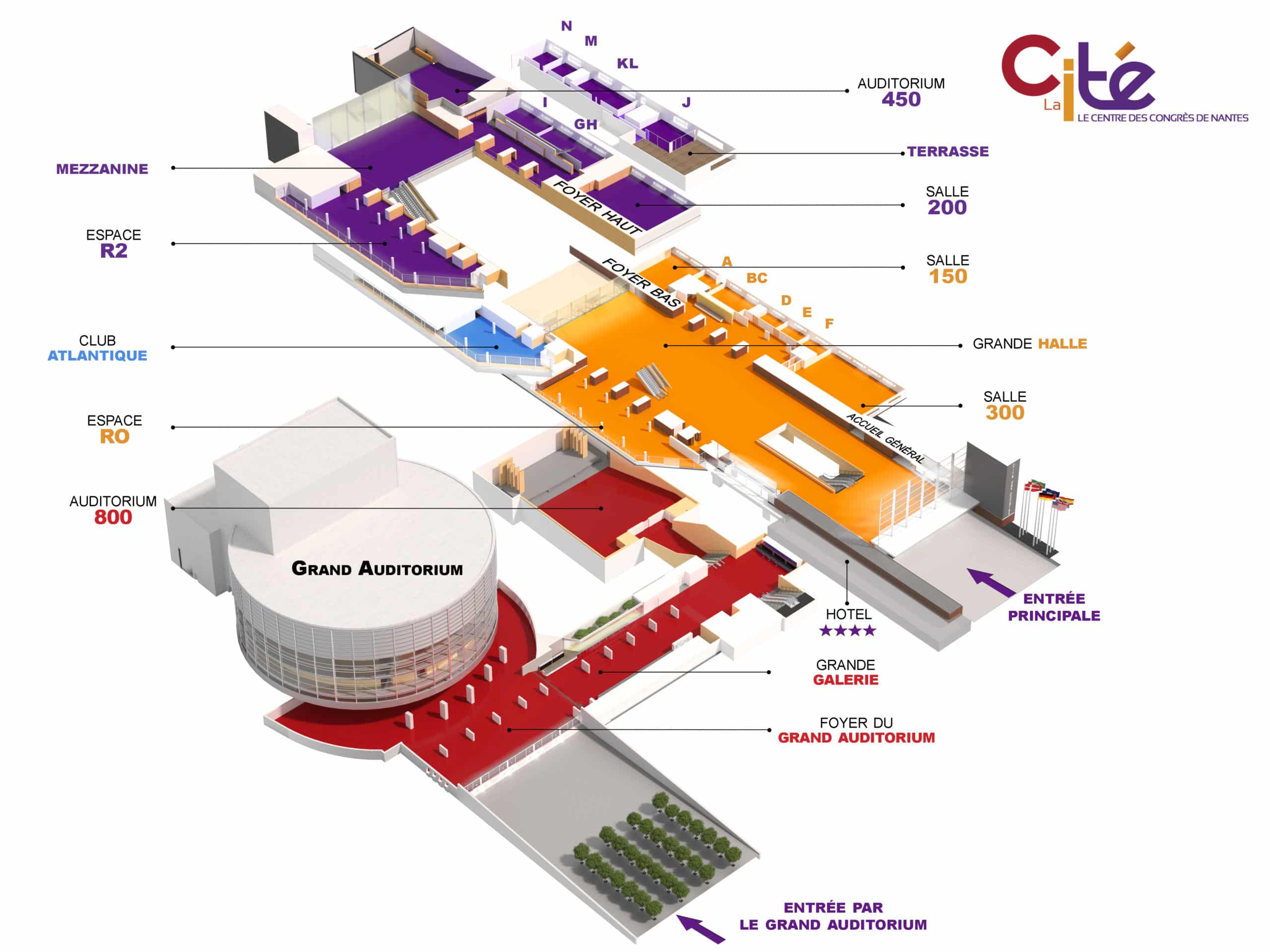 Cité Des Congrès Nantes Plan Grand Auditorium